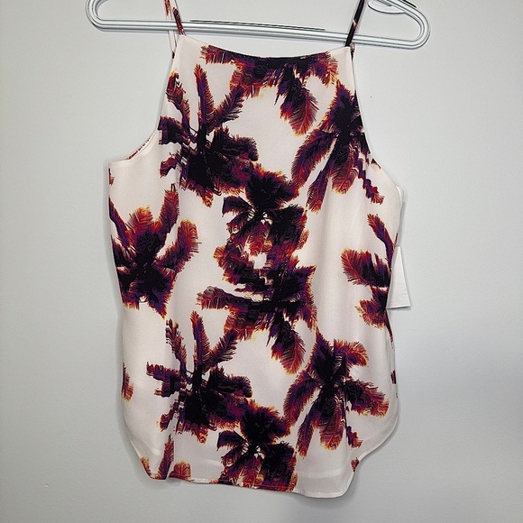 EQUIPMENT Femme NWT Women's XS Isabeau Cami Nature White Multicolor top - Picture 1 of 10